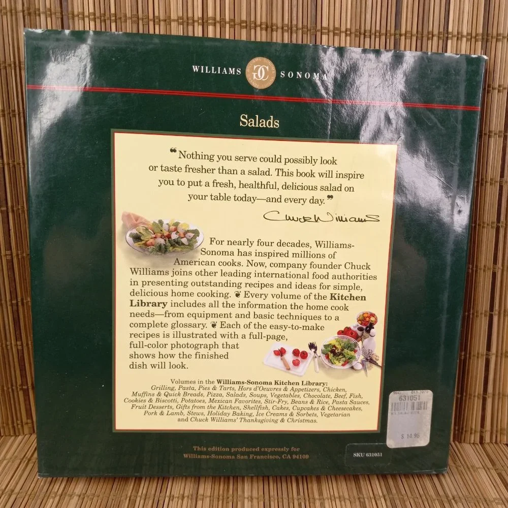 Williams Sonoma Kitchen Library Salads Cookbook